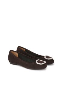 Kazar Ballerina Damen braun Größe 35 Unifarben