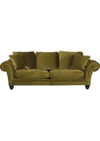 Ambia Home Megasofa , Grün , Textil , Buche , massiv , Füllung: Schaumstoff,Schaumstoff , 273x85x110 cm , Rücken echt , Wohnzimmer, Sofas & Couches, Sofas, Bigsofas