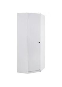 Rauch Xora Eckkleiderschrank , Weiß , Holzwerkstoff , 5 Fächer , 85x197x72 cm , Blauer Engel, Goldenes M, Made in Germany , Typenauswahl , Schlafzimmer, Kleiderschränke, Eckschränke