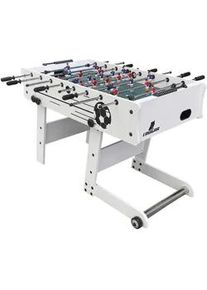 Ambia Garden Scorpion Kick FUßBALLTISCH , Weiß , Holz , 61x81x122 cm , Torzähler manuell, seitlicher Balleinwurf, Ballrücklauf an beiden Kopfenden, klappbar , Freizeit & Co, Spieltische, Tischfussball & Co