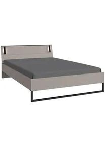 Carryhome Bett , Graphitfarben, Sahara , Holzwerkstoff , F , 140x200 cm , Made in Germany , Schlafzimmer, Komplette Schlafzimmer und Serien, Schlafzimmerserien