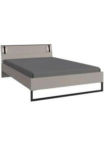 Carryhome Bett , Graphitfarben, Sahara , Holzwerkstoff , F , 160x200 cm , Made in Germany , Schlafzimmer, Komplette Schlafzimmer und Serien, Schlafzimmerserien