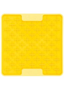 LickiMat Tuff Buddy Futtermatte, 15x15cm, yellow