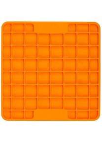 LickiMat Playdate Futtermatte, 15x15cm, orange