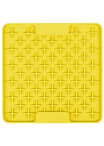 LickiMat Buddy Futtermatte, 15x15cm, yellow