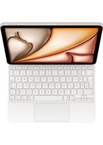 Apple Magic Keyboard (Deutschland, Apple iPad Air 11 2024, Apple iPad Air 11 2025, Apple iPad Air 2020, Apple iPad Air 2022), Tablet Tastatur, Weiss