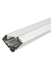 SCHARNBERGER+HASENBEIN, Profil + Stange, 39113 Aluminium Profil 1000x19x19mm inkl Abdeck. (1xklar/1xmatt) Endkappen