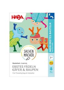 Haba Bastelset - Erstes Fädeln Käfer & Raupen