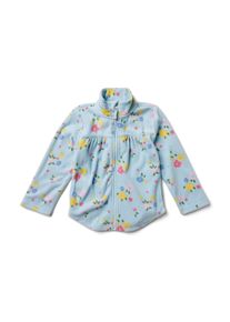 Tchibo - Kinder-Fleecejacke - M&auml;dchen - Gr. 110/116 - hellblau/gebl&uuml;mt