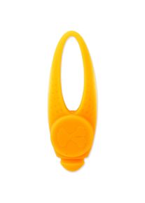 Prívesok Dog Fantasy LED silikón oranžový 8cm