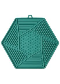 Podložka lízacia Epic Pet Lick&Snack hexagon svetlo zelený 17x15cm