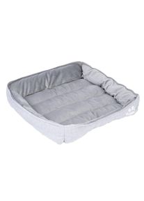 TIAKI Hyggeseng Basic Grey Gr. S: 50x 45x 12cm hund