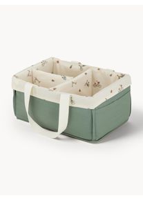 Cam Cam Copenhagen Kosz do przechowywania z bawełny organicznej Bicycles Brązowy, Zielony, Biały Bawełna, Bawełna organiczna S 34 x G 24 cm