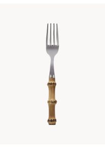 Sabre Paris Bamboo Wood Cake Fork Panda Brown High-grade steel L 16 cm