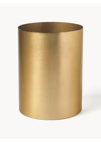 Metal Waste Paper Basket Halston Gold Metal 8 L | Westwing Collection