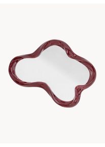 Bloomingville Wall Mirror Violeta Red Glass B 62 x H 47 cm