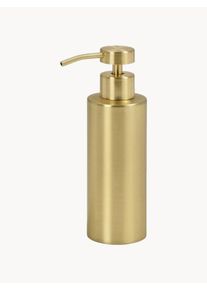 Andrea House Dozownik do mydła Onyar Złoty Metal Ø 6 cm, S 18 cm Pojemność: 220 ml