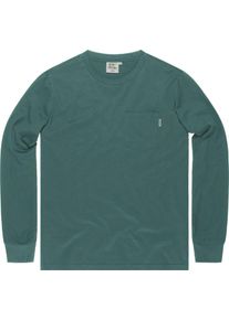 Vintage Industries Grant, t-shirt long sleeve , color: Blue (ocean) , size: M