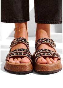 French Connection Dames Slippers in leeuw ,maat 41, Witt, 100% Textiel