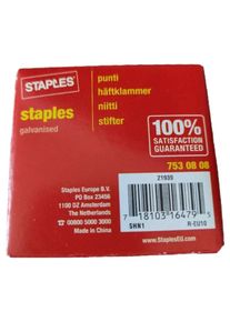 Staples Büroklammern Rot Praktisch 50 Stück Bürobedarf