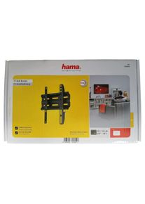 Hama TV Wandhalterung 118106 Schwarz 19-48 Zoll Flach mit Wasserwaage