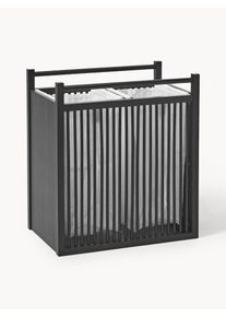 Kôš na bielizeň z bambusu Drake Čierna Bambus Š 54 x V 60 cm | Westwing Collection