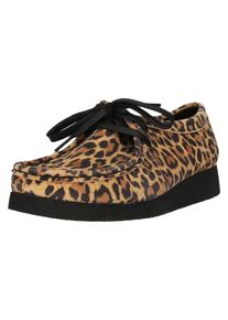 Clarks Schnürschuhe 'Wallabee EVO' Damen braun Größe 38 Animalprint