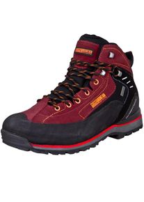 GUGGEN Mountain Schnürstiefel 'Trekking-& Wanderstiefel PM020 Wildleder' Damen rot Größe 38