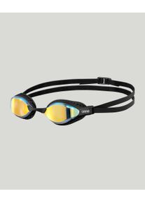 arena Swim Goggles - Unisex - yellow copper-black - Size: One size fits all - Air Speed Mirror Goggles