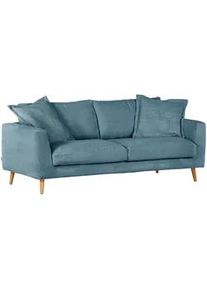 Landscape Bigsofa , Petrol , Textil , Uni , 220x69x100 cm , Typenauswahl, Stoffauswahl, Hocker erhältlich, Armteil links, Armteil rechts , Wohnzimmer, Sofas & Couches, Sofas, Bigsofas