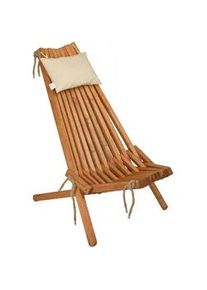 Garden Pleasure Gardenson Garten-Relaxsessel , Braun , Holz, Textil , Kiefer , 69x104x93 cm , Fsc , Gartenmöbel, Gartenliegen, Liegestühle
