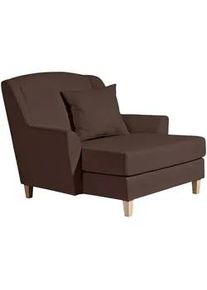 Max Winzer Xxl-Sessel , Braun , Textil , Buche , massiv , Uni , Füllung: Polyetherschaumkern , 136x107x142 cm , Goldenes M, Made in Europe , Wohnzimmer, Sessel, XXL-Sessel