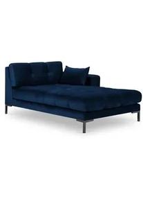 Micadoni Chaiselongue rechts Mamaia aus Samt königsblau , Textil , 102x75x185 cm , Hergestellt in Europa, Oeko-Tex® , Wohnzimmer, Sofas & Couches, Sofas, Recamieren