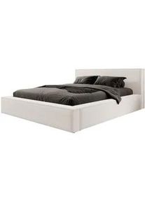 Selsey Polsterbett Bocalio Cremeweiß Boucle 180 cm , Textil , 180x200 cm , Schlafzimmer, Betten, Polsterbetten
