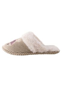 next Hausschuh Damen beige Größe 43/45 Motivprint