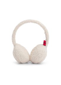 Hugo , Ohrenwärmer »Claudya«, mit tonaler Stickerei, Teddy , Open White 118