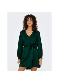 Only , Tunikakleid »ONLNEW ALENA LIFE L/S SHORT DRESS WVN«, Sommerkleid , Scarab , N-Gr , L -N-Gr , L , Kurzes Kleid von Only