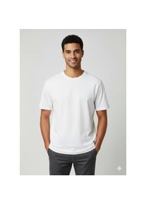 Selected Homme , Damen , Rundhalsshirt »SLHZLOOSE-BOB SS O-NECK TEE« , Bright White , M , M , T-Shirt von Selected Homme
