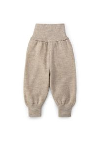 Halfen-Strickerei Baby-Bundhose Merinowolle Beige 50/56