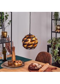 hofstein Alven Hanglamp, Hanglamp Zwart, 1-licht