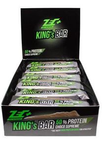 ZEC+ King"s Bar Proteinriegel, 24 x 50 g Riegel, Choco Supreme