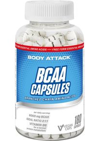 Body Attack Sports Nutrition Body Attack BCAA Capsules, 180 Kapseln