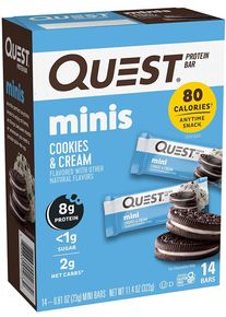 Quest Nutrition Quest Mini Bars, 14 x 23 g Riegel, Cookies & Cream