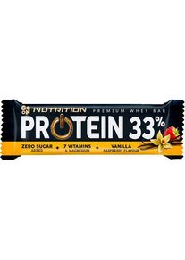 Go On Nutrition Protein Bar 33%, 25 x 50 g Riegel, Vanilla + Raspberry