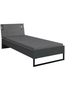Carryhome Bett , Graphitfarben , Holzwerkstoff , F , 90x200 cm , Made in Germany , Schlafzimmer, Komplette Schlafzimmer und Serien, Schlafzimmerserien
