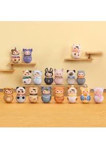 Pucky - Roly-Poly Kitty Series POP MART Mystery Figures Display - POP MART
