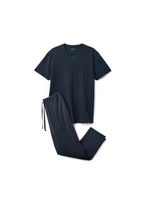 Tchibo - Pyjama-Set - Herren - Gr. L - dunkelblau