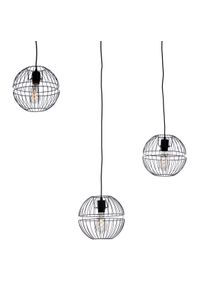 Honsel Modern fekete l&oacute;g&oacute;l&aacute;mpa 3-l&aacute;mp&aacute;s - Sphaera