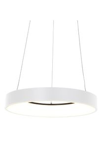 Steinhauer Diz&aacute;jner f&uuml;ggől&aacute;mpa feh&eacute;r, be&eacute;p&iacute;tett dimmelhető LED-del - Ringlede