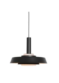 Retro f&uuml;ggől&aacute;mpa fekete &eacute;s arany sz&iacute;nben, &uuml;veg belsej&eacute;vel - Flinter